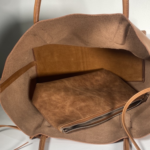 New, Natural Leather Handmade Woman Shoulder Tote Bag - Picture 10 of 12